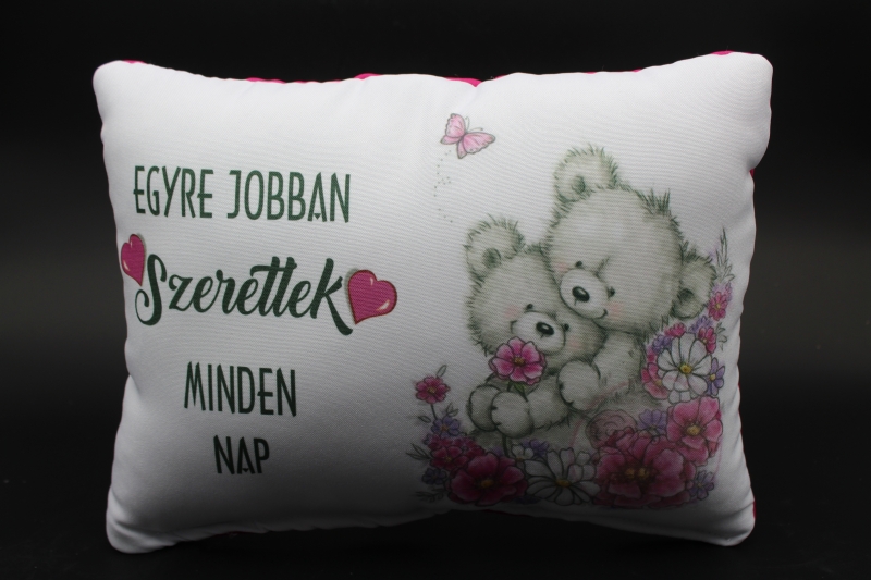 Párna'Szeretlek/maci pár'
