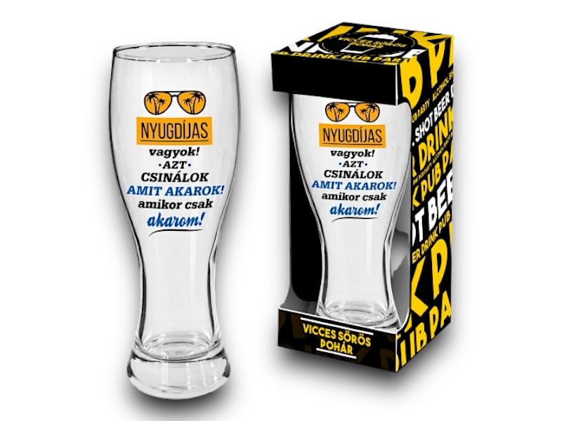 Söröspohár Nyugdíjas v...650ml