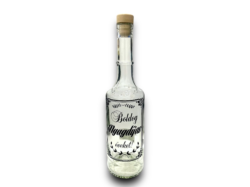 Pálinkásüveg 0,5l Nyugdíjas(s)
