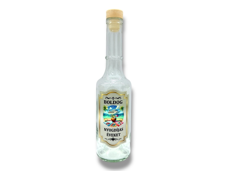 Pálinkás üveg 350ml(nyugdíj2)