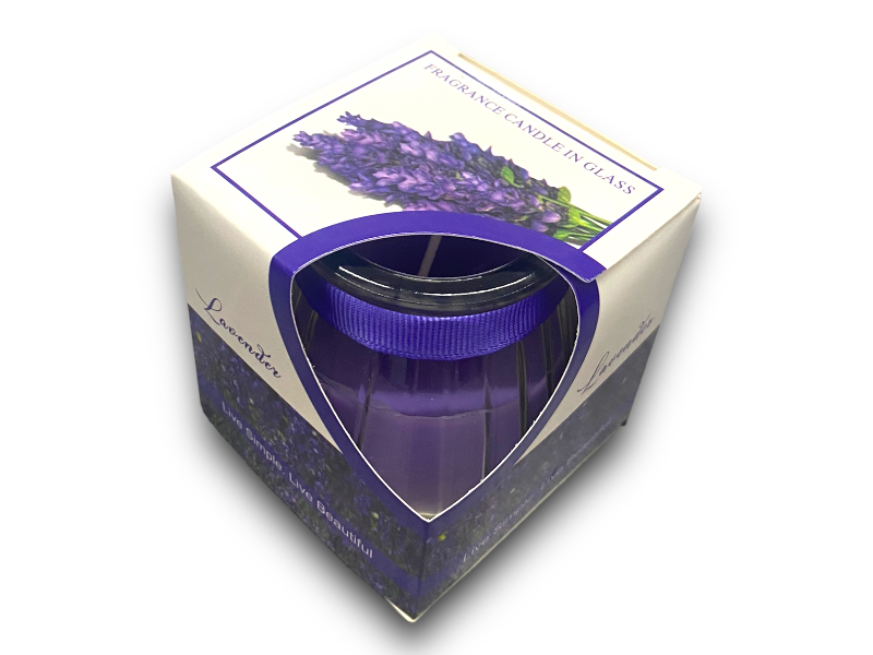 Mécses üvegben'Lavender' HK01
