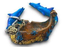 Delfin dekor hamutartó - 01