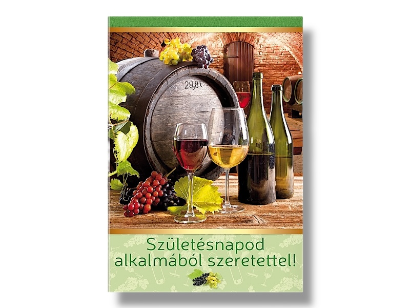 Üdvözlő extra borítékos lap F