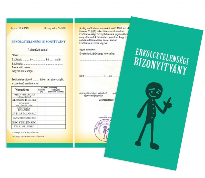 Bizonyítvány BIZ071