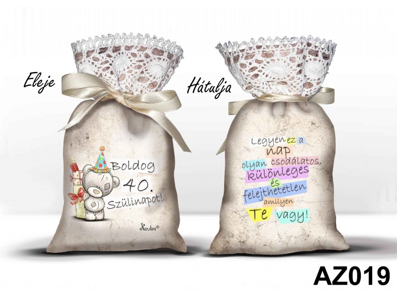 Álomzsák AZ019/Boldog 40